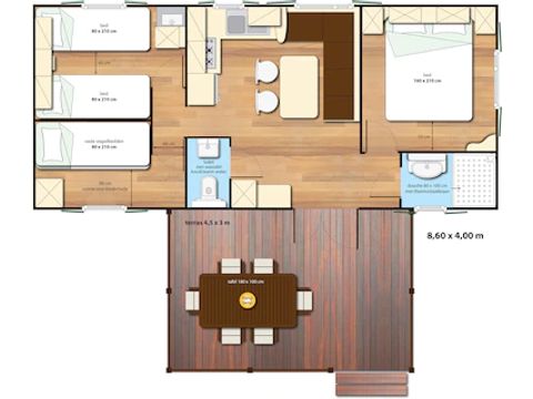 MOBILHOME 6 personnes - SunLodge Aspen