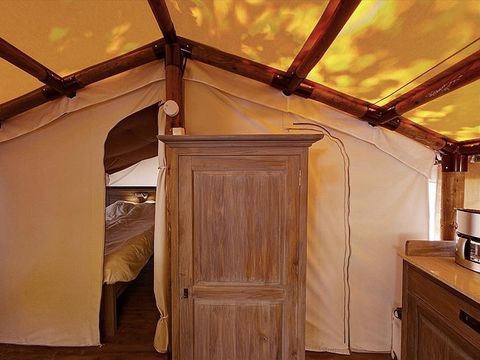 TENTE TOILE ET BOIS 5 personnes - SunLodge Jungle