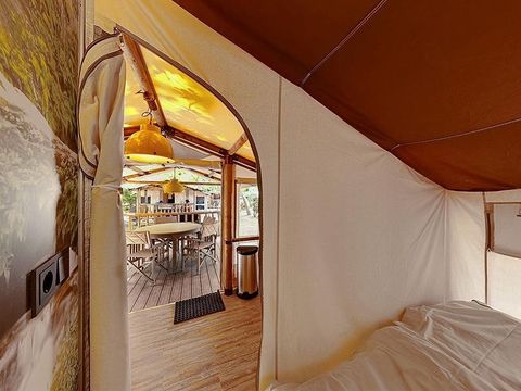 TENTE TOILE ET BOIS 5 personnes - SunLodge Jungle