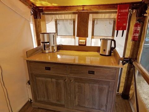 TENTE TOILE ET BOIS 5 personnes - SunLodge Jungle