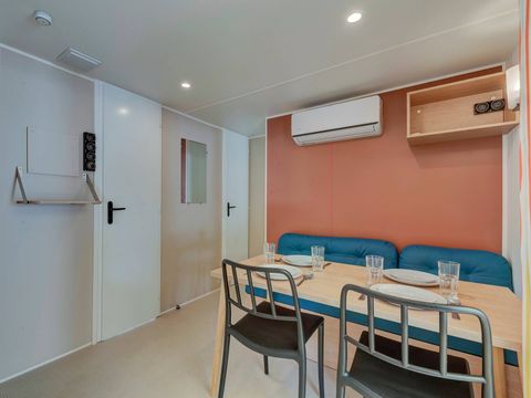 Mobilhome 6 personnes - Comfort | 2 Ch. | 4/6 Pers. | Terrasse surélevée | Clim. | TV