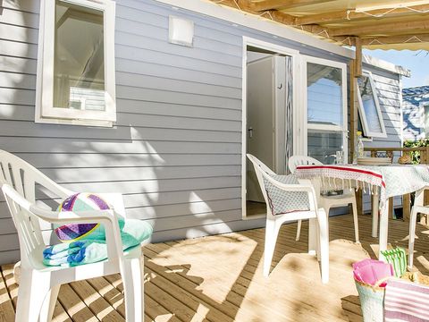 Mobilhome 6 personnes - Comfort XL | 2 Ch. | 4/6 Pers. | Terrasse surélevée | Clim.