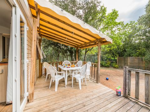Mobilhome 6 personnes - Classic | 2 Ch. | 4/6 Pers. | Terrasse surélevée | Clim.