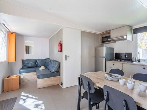 Mobilhome 6 personnes - Comfort | 3 Ch. | 6 Pers. | Terrasse Lounge | Clim. | TV