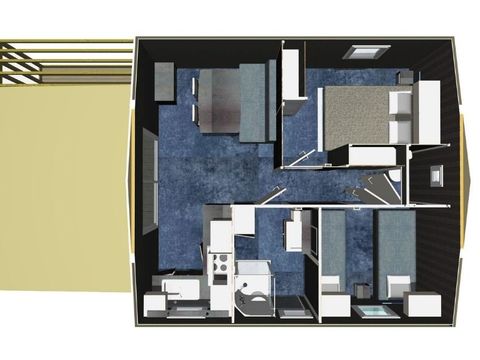 Chalet 5 personnes - Évasion - 2 chambres - 26m²