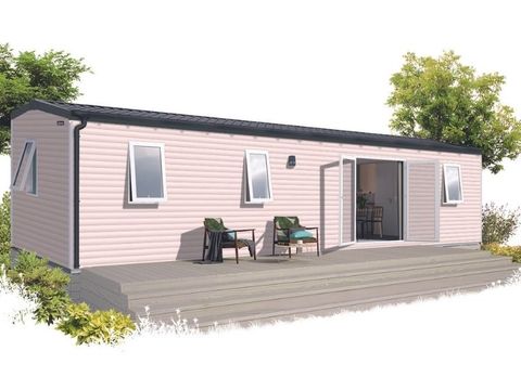 Mobilhome 6 personnes - Confort+ - 3 chambres - 2 salles de bain 40m²