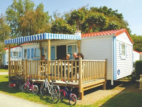 MOBILHOME 6 personnes - Mobil Home 2 ch 4/6 pl Terrasse semi-couverte TV sans Clim