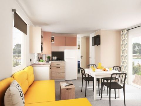 Mobilhome 8 personnes - Confort+ - 4 chambres - 2 salles de bain 40 m²