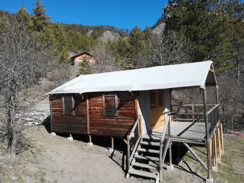 LODGE 5 personnes - Cabane Lodge sur Pilotis 34m² 2 chambres + terrasse