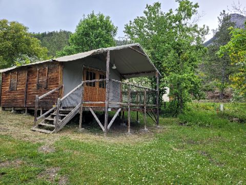LODGE 5 personnes - Cabane Lodge sur Pilotis 34m² 2 chambres + terrasse