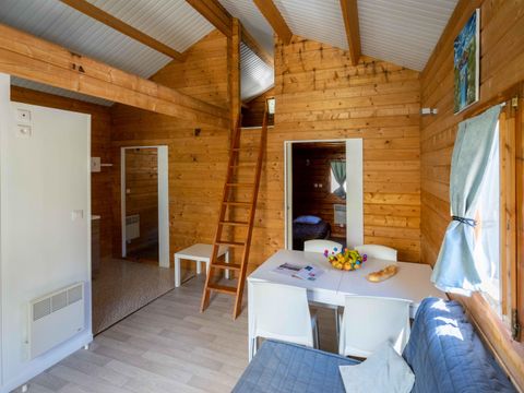 CHALET 6 personnes - Chalet en bois Confort 35m² 3 chambres + TV + Terrasse