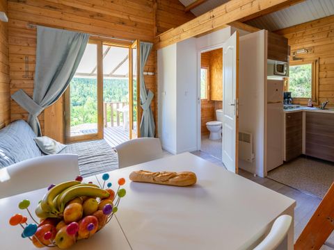 CHALET 6 personnes - Chalet en bois Confort 35m² 3 chambres + TV + Terrasse