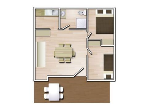 MAISON 5 personnes - Bungalow