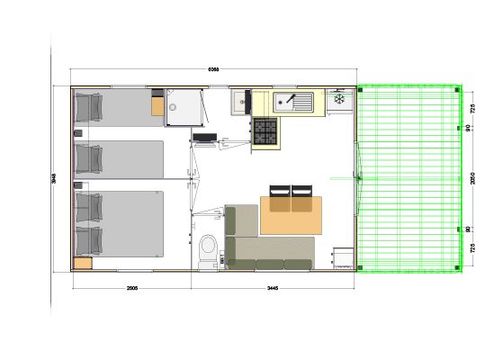 MOBILHOME 4 personnes - Montana 2