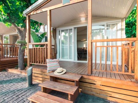 MOBILHOME 4 personnes - Loggia Premium 33m² - Climatisation - TV