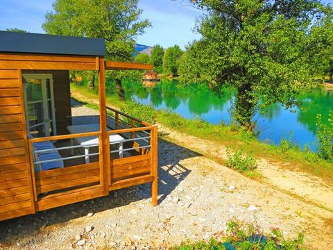 MOBILHOME 4 personnes - Loggia Confort 33m² - Bord de lac - Climatisation - TV