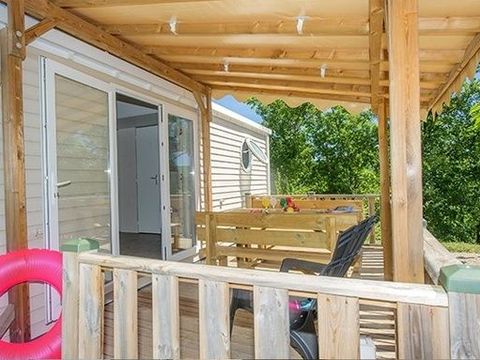 MOBILHOME 4 personnes - Loggia Confort 26m² - Climatisation - TV