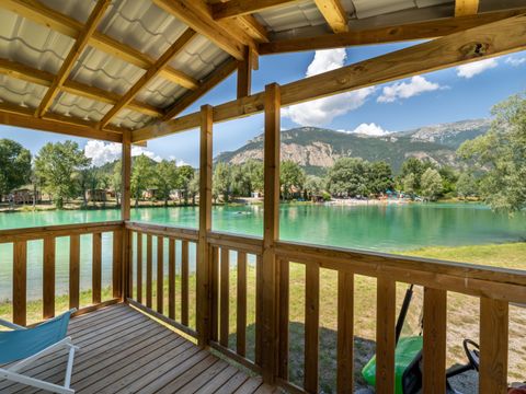MOBILHOME 6 personnes - Loft Confort 32m² - Bord de lac - Climatisation - TV