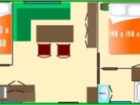 MOBILHOME 4 personnes - Confort