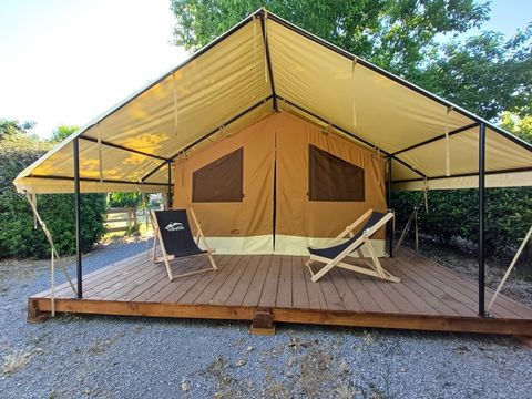 TENTE TOILE ET BOIS 5 personnes - Ecolodge