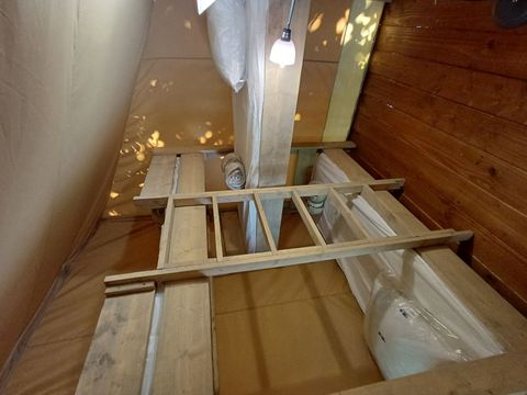 TENTE TOILE ET BOIS 5 personnes - Ecolodge