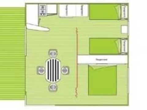 TENTE 4 personnes - Cyrus 2 chambres