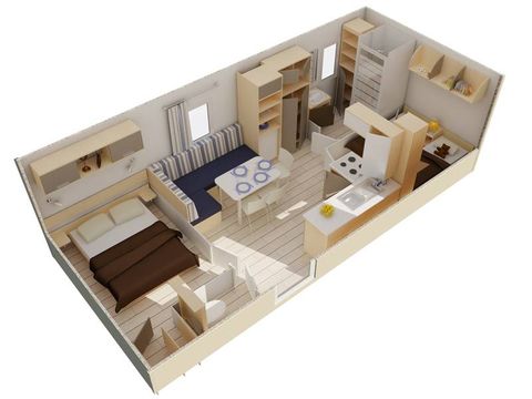 MOBILHOME 6 personnes - FAMILY 4/6 ¨PERS