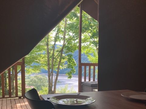 TENTE TOILE ET BOIS 4 personnes - Woodlodge Vue Loire