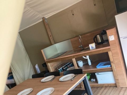 TENTE TOILE ET BOIS 4 personnes - Woodlodge Vue Loire Confort 26m² - 2 chambres + terrasse 4 pers
