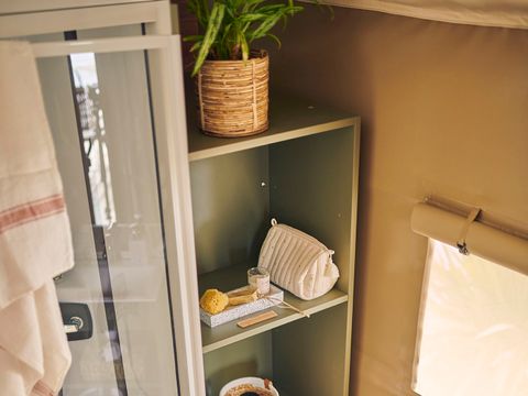 TENTE TOILE ET BOIS 4 personnes - Woodlodge Vue Loire Confort 26m² - 2 chambres + terrasse 4 pers