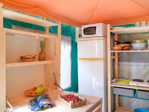 TENTE 4 personnes - Tente Caraïbe Standard 16m² /2 chambres ( sans sanitaires) 4 pers