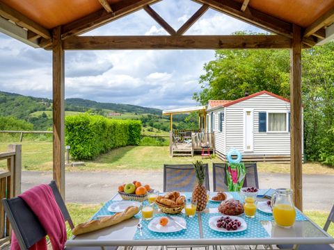 MOBILHOME 6 personnes - Mobil-home Confort 34m² / 3 chambres - Terrasse 6 pers