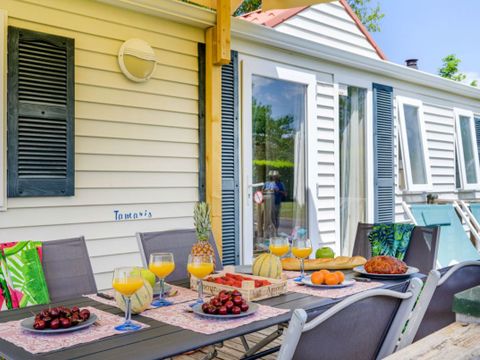 MOBILHOME 6 personnes - Mobil-home Confort 34m² / 3 chambres - Terrasse 6 pers