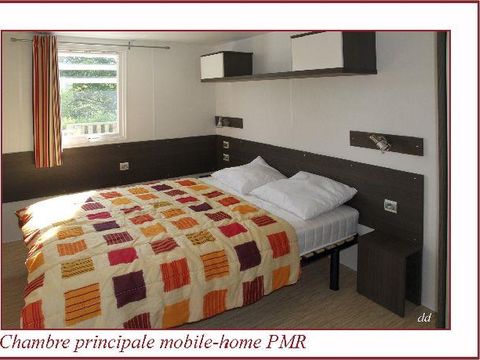 MOBILHOME 4 personnes - Mobil-home 34m² / 2 chambres - Terrasse (adapté personne à mobilité réduite) Vue Loire 4 pers