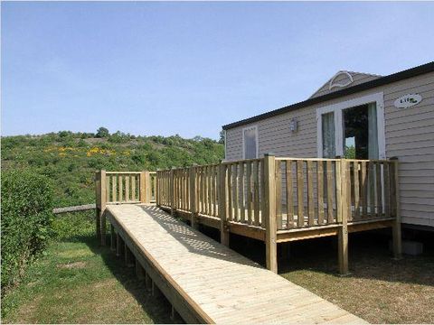 MOBILHOME 4 personnes - Mobil-home 34m² / 2 chambres - Terrasse (adapté personne à mobilité réduite) Vue Loire 4 pers