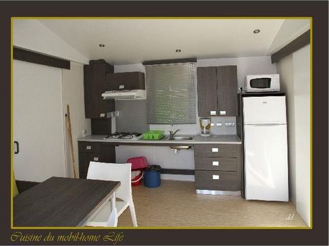 MOBILHOME 4 personnes - 2 chambres - Terrasse (PMR)