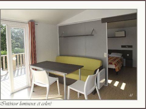MOBILHOME 4 personnes - 2 chambres - Terrasse (PMR)