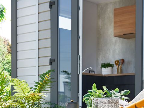 MOBILHOME 4 personnes - Mobil-home Vue Loire 33m² Premium / 2 chambres + TV + LV + Clim + Terrasse couverte 4 pers
