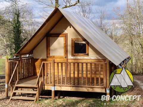 Tente 4 personnes - Amazone - moins de 7 nuits (sanitaires communs du camping)