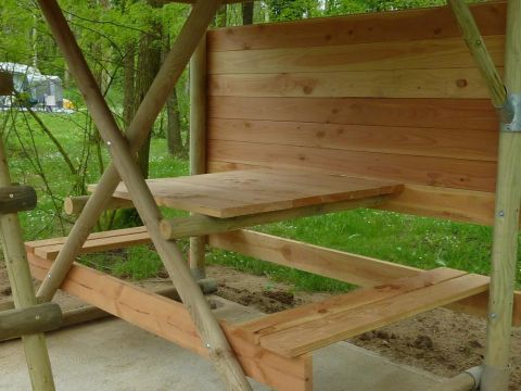 TENTE 2 personnes - bivouac perché (sanitaires communs du camping)