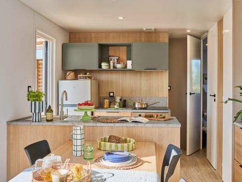 MOBILHOME 6 personnes - Mobil-home Seychelles 3 chambres / climatisation, lave-vaisselle, 2 sdb