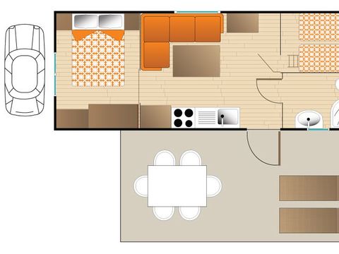MOBILHOME 4 personnes - MAUI COMFORT