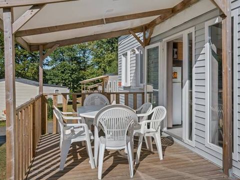 Mobilhome 8 personnes - Mobil-home | Premium | 3 Ch. | 6/8 Pers. | Terrasse surélevée