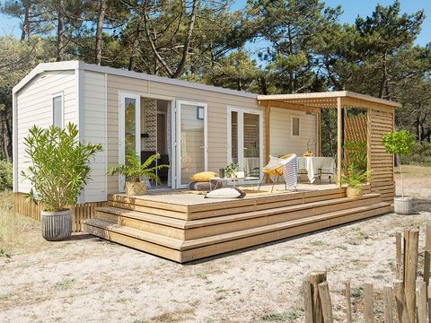 MOBILHOME 4 personnes - Loggia Premium 29/30m² - Climatisation 
