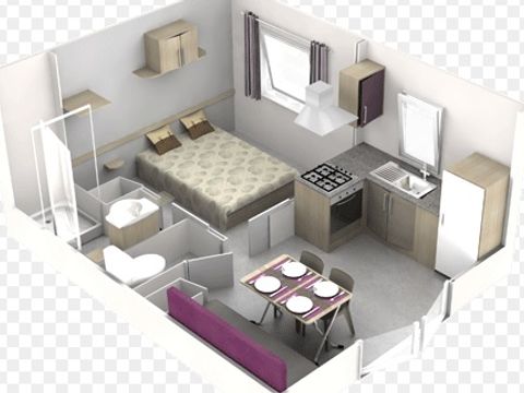 Mobilhome 2 personnes - S