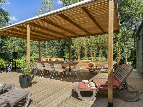 MOBILHOME 10 personnes - COTTAGE FRIENDS 10p 5ch ****<br/><br/>