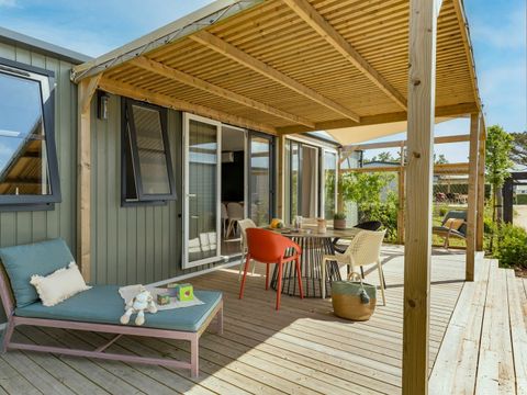 MOBILHOME 6 personnes - COTTAGE VUE OCEAN 6p 3ch Premium
