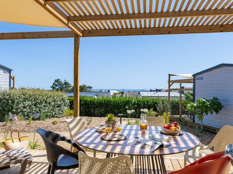 MOBILHOME 6 personnes - COTTAGE VUE OCEAN 6p 3ch Premium