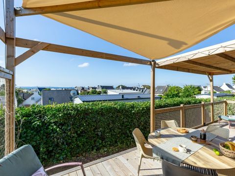 MOBILHOME 4 personnes - COTTAGE VUE OCEAN 4p 2ch Premium