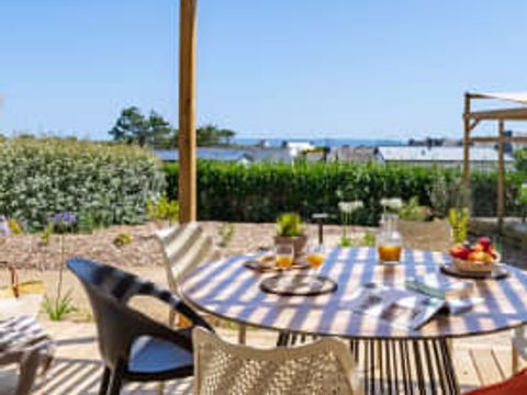 MOBILHOME 6 personnes - Cottage Vue océan 6p 3ch Premium